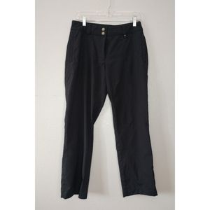 Nike Golf Black Crop Athletic Dri-Fit Pants Capri